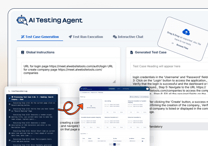 AI Testing Agent - Testing made simple